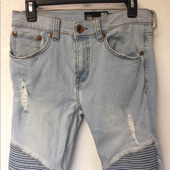 RSQ Seattle Skinny Taper Ripped Jeans - Picture 2 of 7